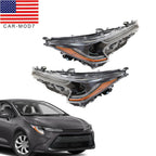 LED Headlight for 2023-2024 Toyota Corolla L LE Left & Right Side Pair