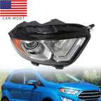 LED DRL Headlight Passenger Side for 2018-2022 Ford EcoSport Halogen Bulbs