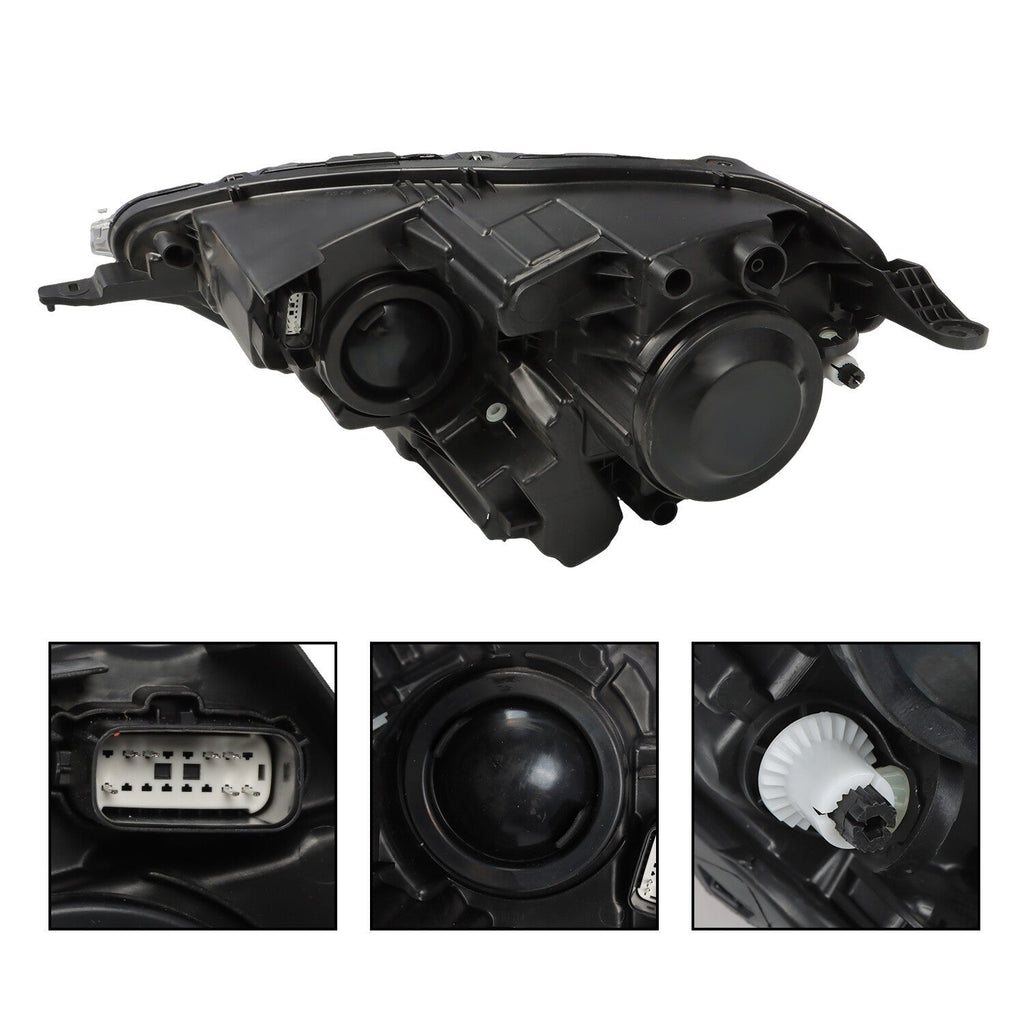 LED DRL Headlight Passenger Side for 2018-2022 Ford EcoSport Halogen Bulbs
