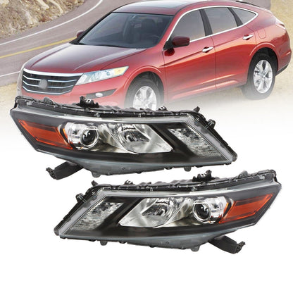Honda Accord Crosstour 2010-2012 Headlight Assembly Pair Replacement