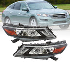 Honda Accord Crosstour 2010-2012 Headlight Assembly Pair Replacement