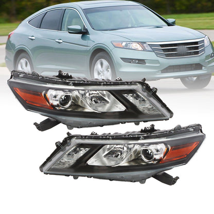 Honda Accord Crosstour 2010-2012 Headlight Assembly Pair Replacement
