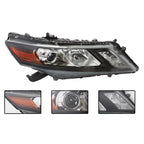 Honda Accord Crosstour 2010-2012 Headlight Assembly Pair Replacement