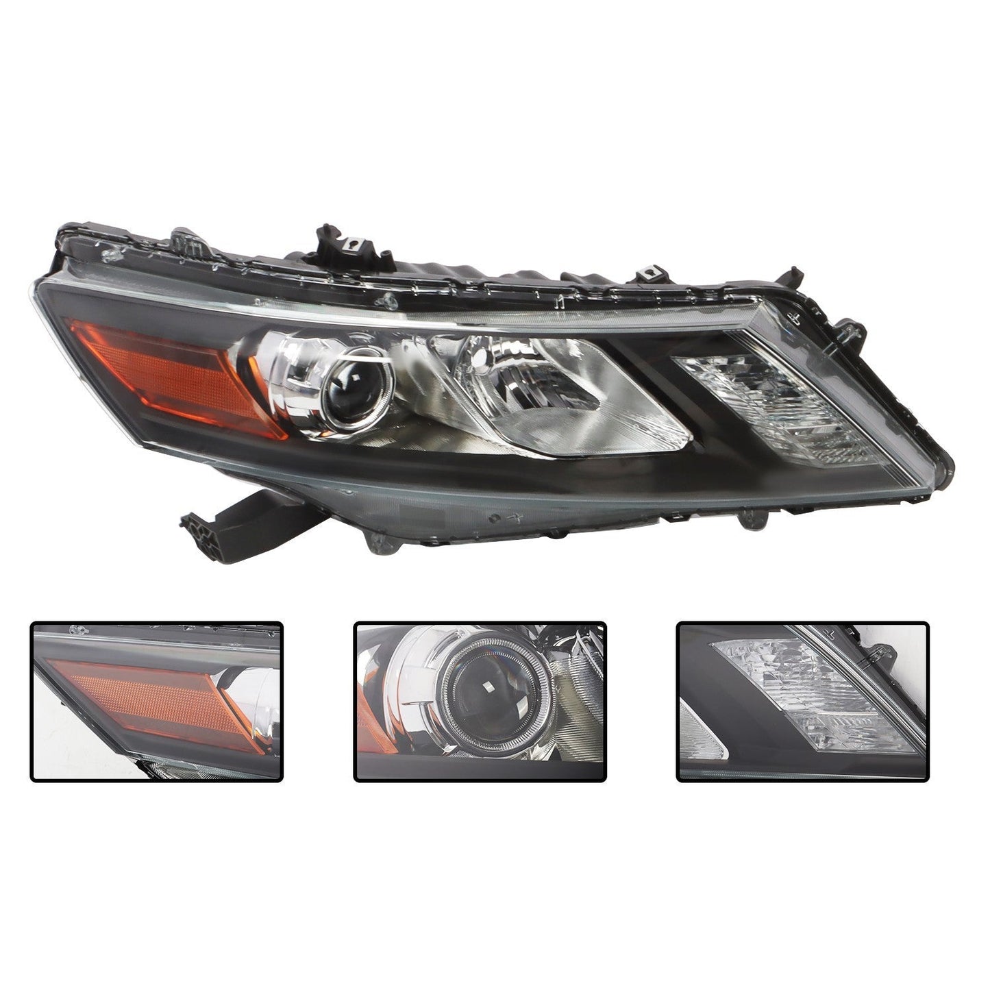 Honda Accord Crosstour 2010-2012 Headlight Assembly Pair Replacement