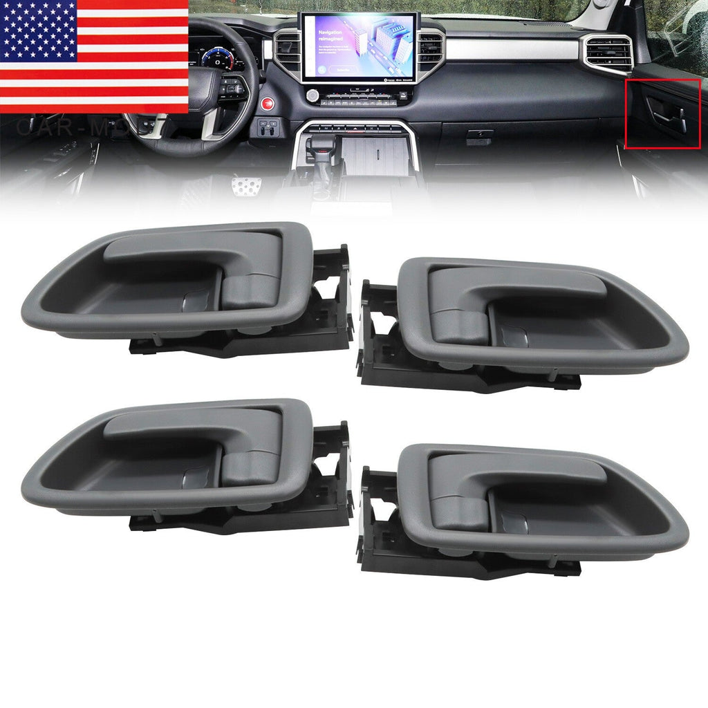 Gray Interior Door Handle Front Rear Toyota Sequoia 01-07 Tundra US