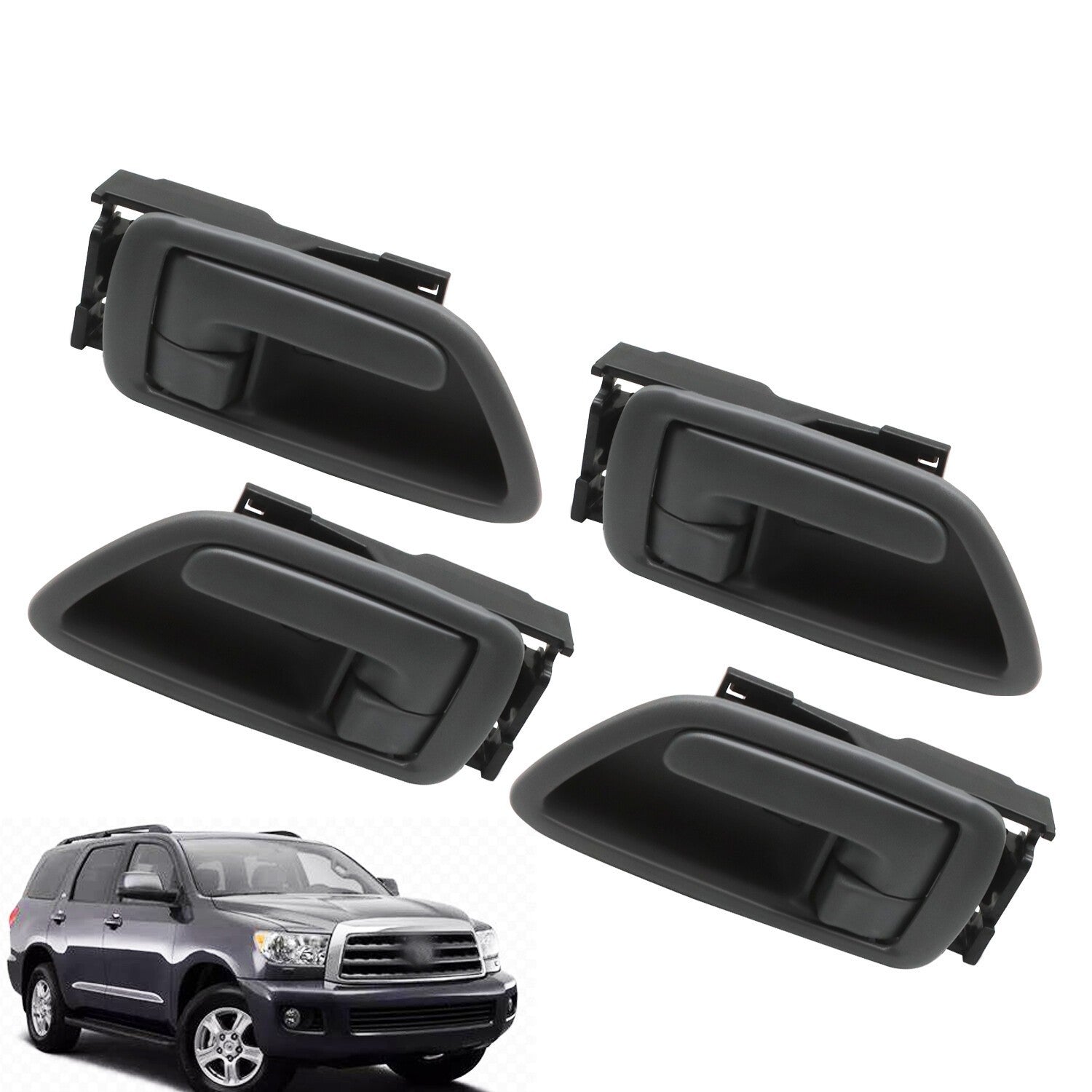 Gray Interior Door Handle Front Rear Toyota Sequoia 01-07 Tundra US