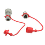 Hydraulic Quick Connect Coupler 2 Sets 1/2" NPT Ball Pioneer Style