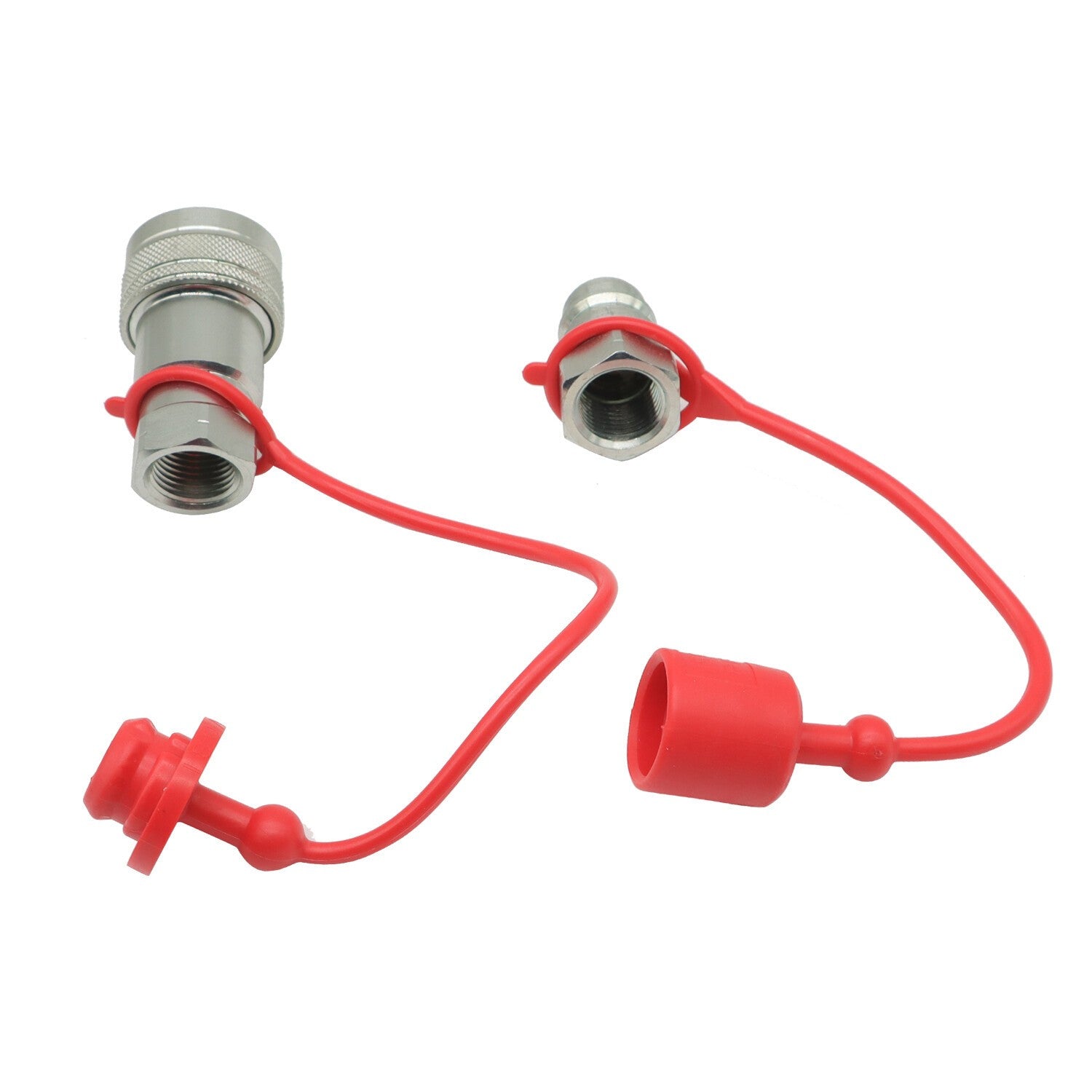 Hydraulic Quick Connect Coupler 2 Sets 1/2" NPT Ball Pioneer Style