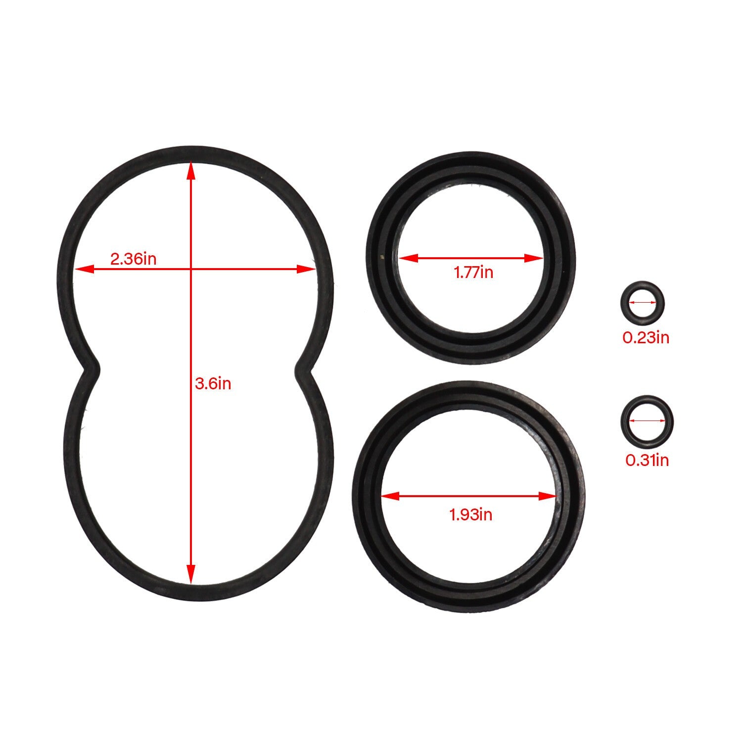 Hydro-Boost 5-Piece Seal Kit for Chevy GMC Ford Chrysler Dodge - New