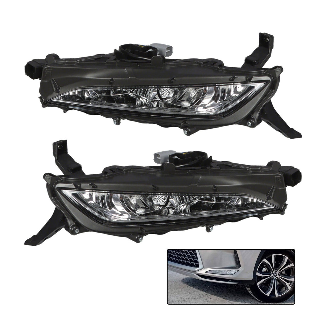 LED DRL Fog Light Front Left & Right for 2020-2022 Lexus RX350 RX450h F Sport