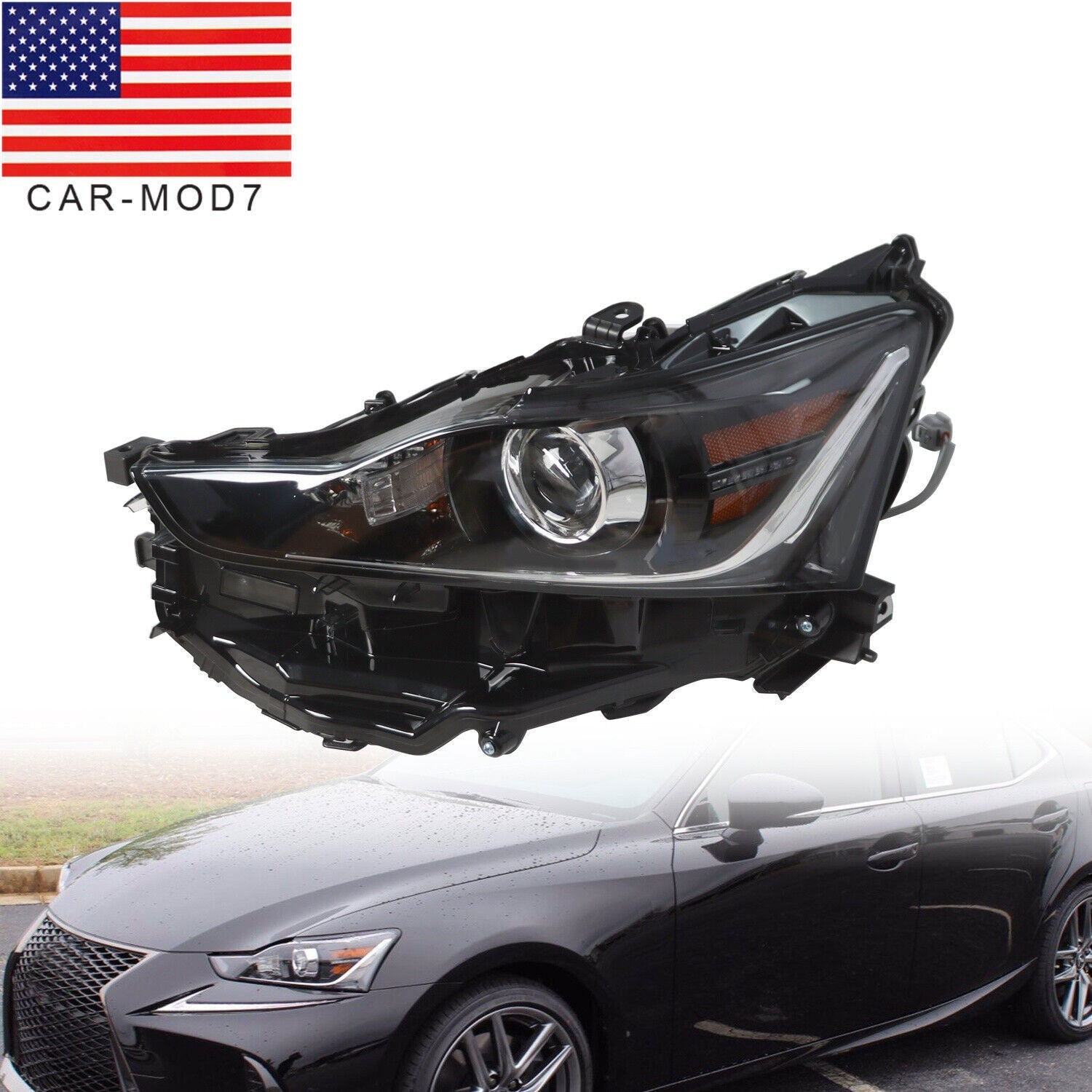 LED Headlight Left Driver Side for 2017-2020 Lexus IS300 IS350