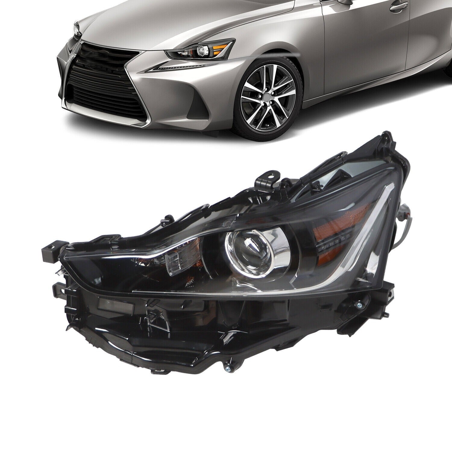 LED Headlight Left Driver Side for 2017-2020 Lexus IS300 IS350