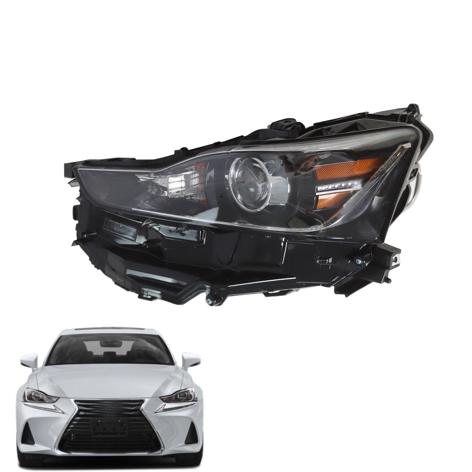 LED Headlight Left Driver Side for 2017-2020 Lexus IS300 IS350
