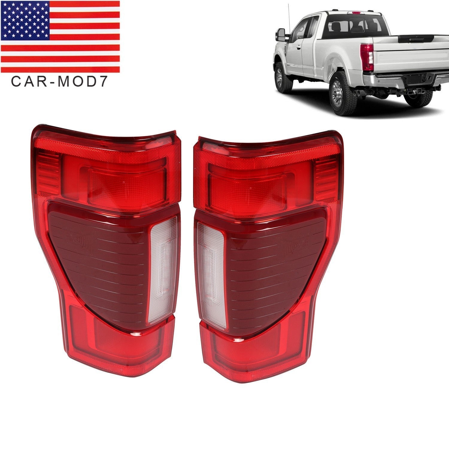 LED Tail Light Lamp Left Driver Side Ford F250 F350 2020-2022 Blind Spot