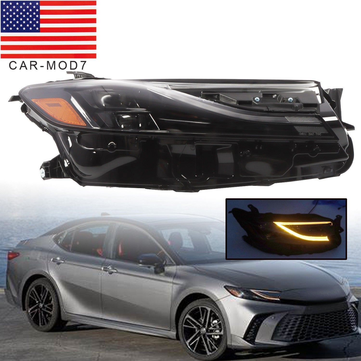 LED Headlight Lamp Right Passenger 2024-2025 Toyota Camry XSE XLE 81110AQ040