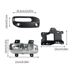 LED Front Bumper Fog Light Bracket Set for Dodge Ram 2500 3500 2019-2023