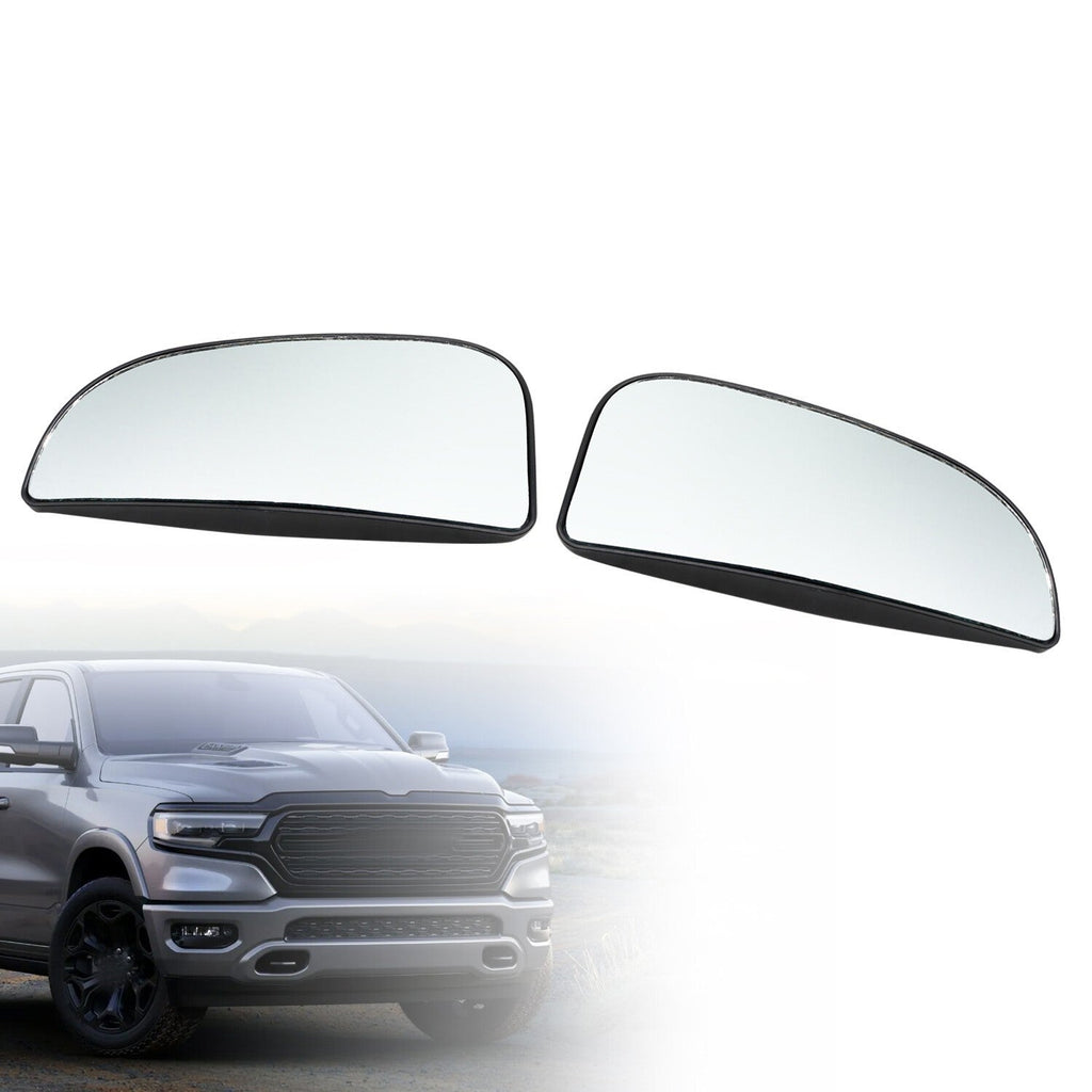 Left & Right Tow Mirror Spotter Lower Glass for Dodge Ram 1500 2500 3500 2010-20
