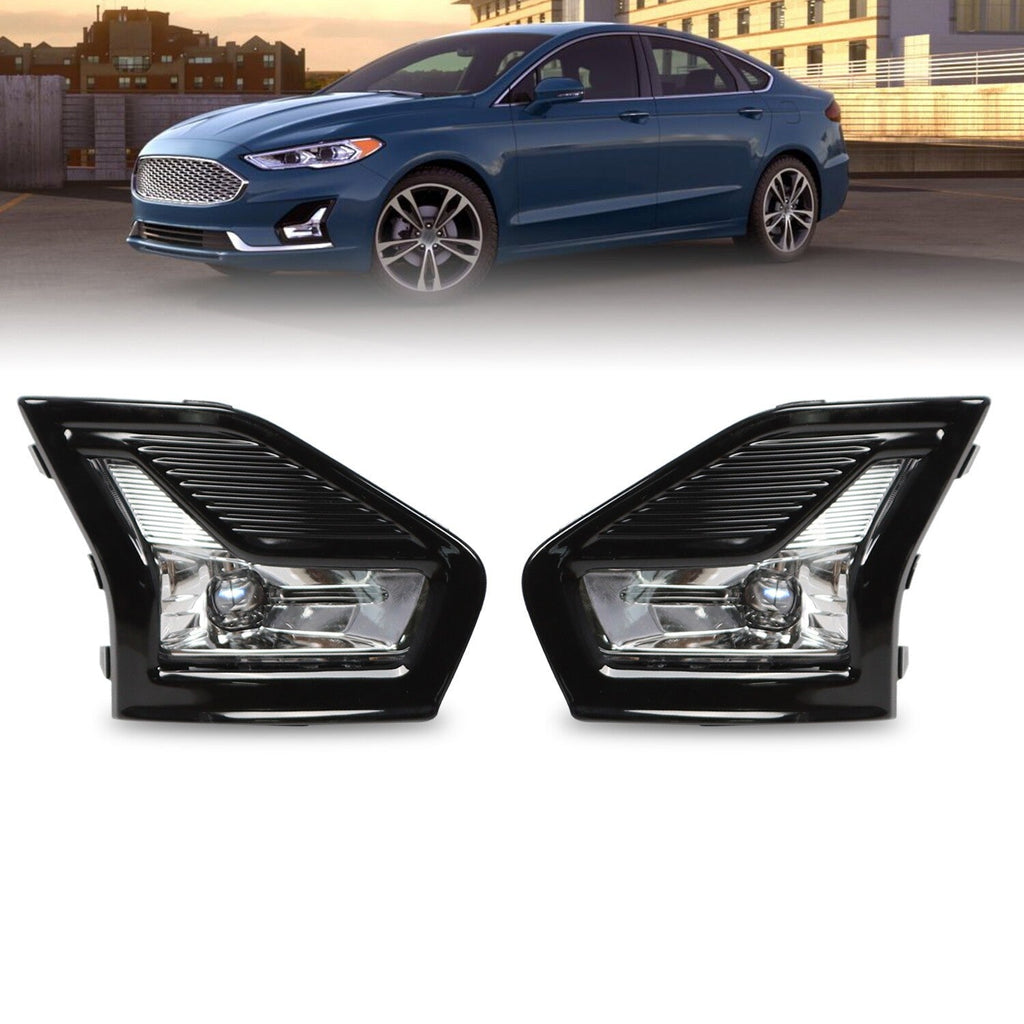 LED Fog Light Set for 2019-2020 Ford Fusion with Bulbs Assembly Kit Pair