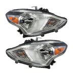2015-2019 Nissan Versa Headlights Left Driver & Right Passenger Pair