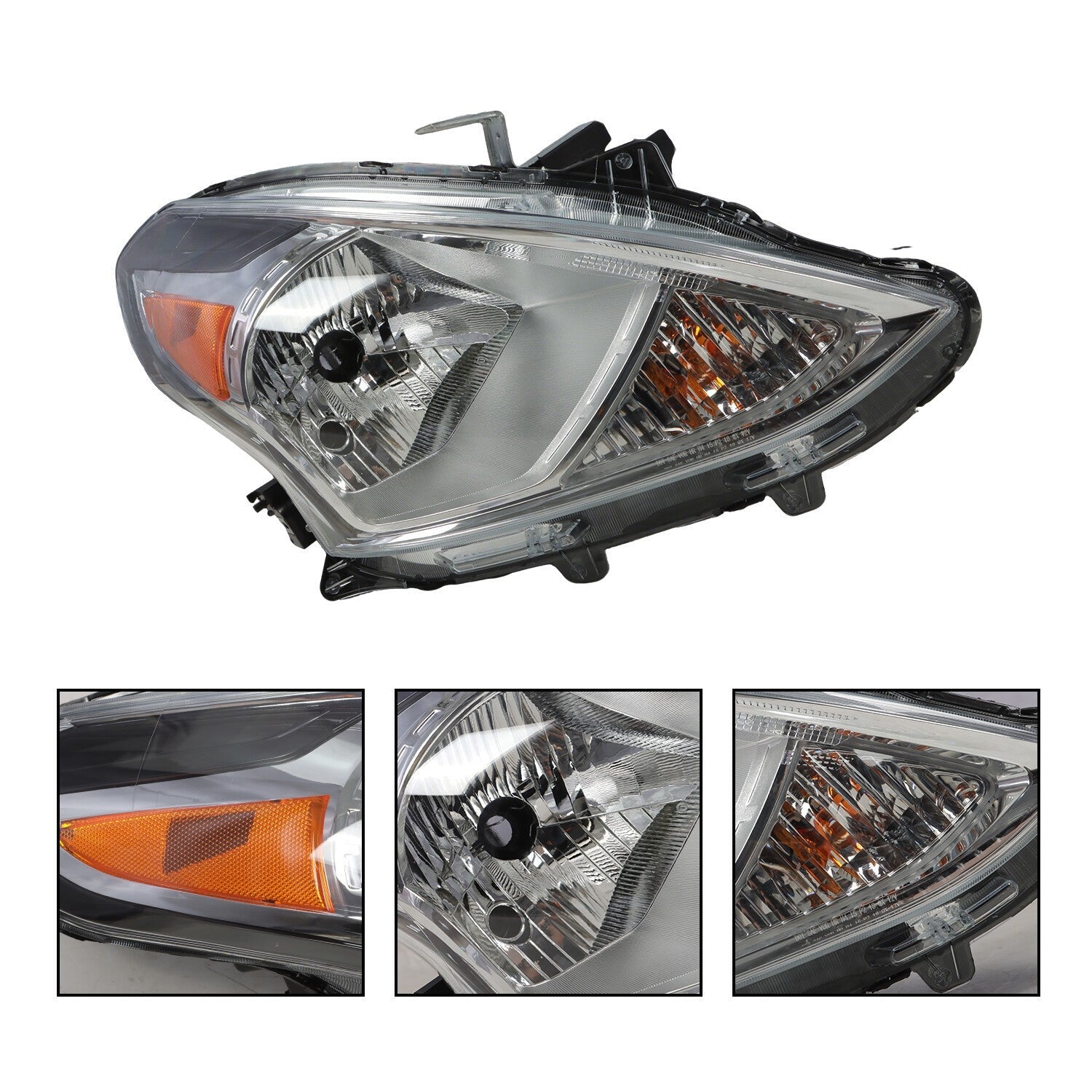 2015-2019 Nissan Versa Headlights Left Driver & Right Passenger Pair