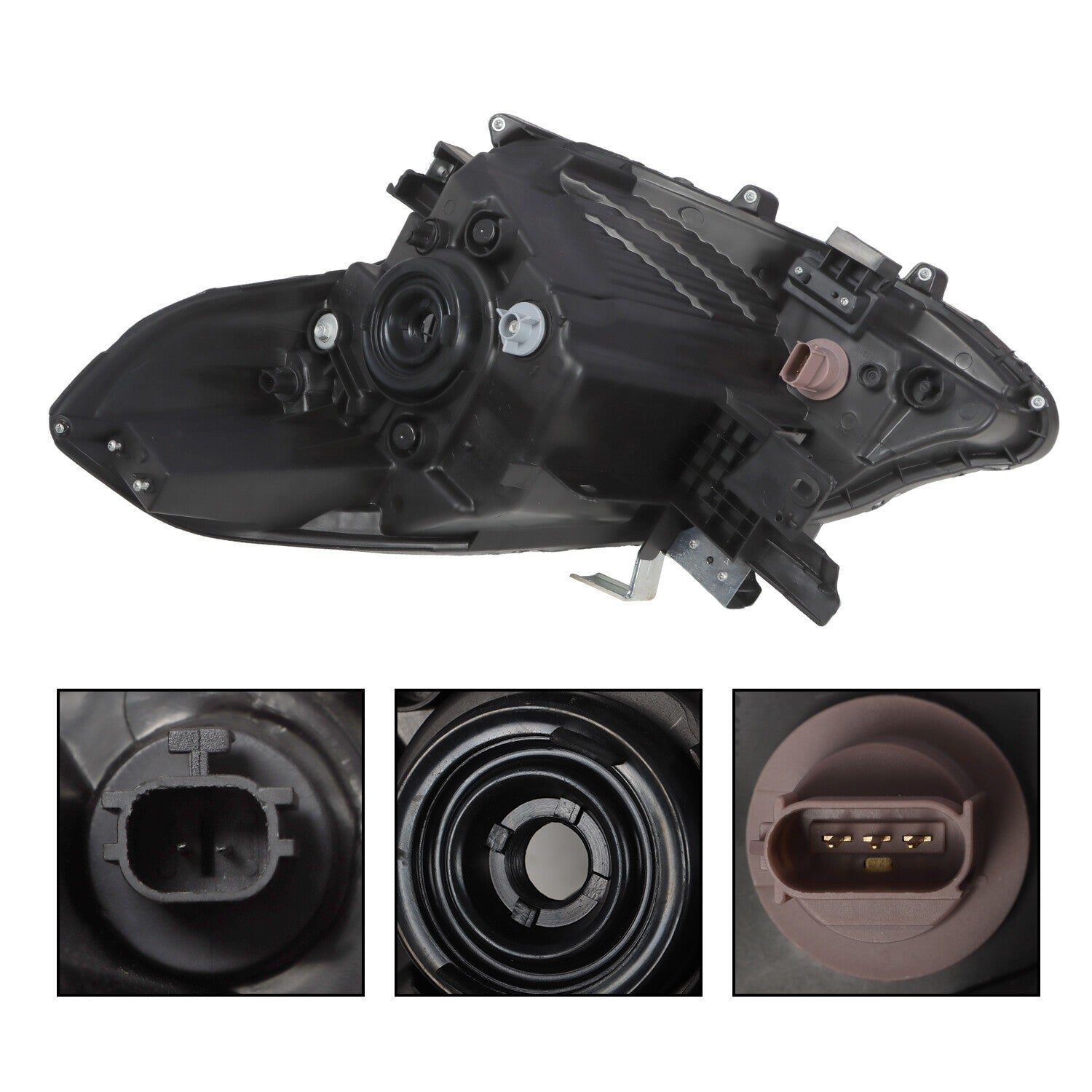 2015-2019 Nissan Versa Headlights Left Driver & Right Passenger Pair