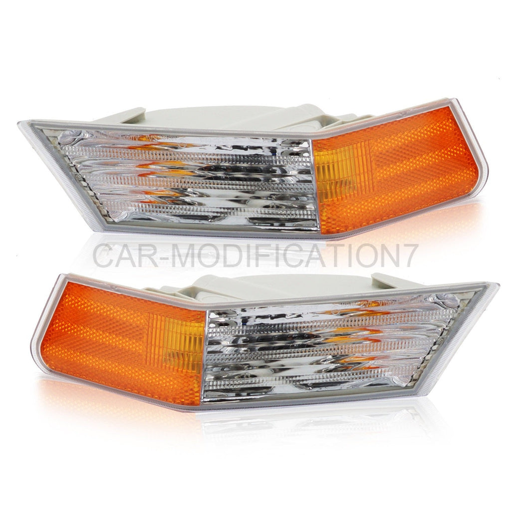 L&R Front Turn Signal Lights for 07-17 Jeep Patriot Parking Lamp Set
