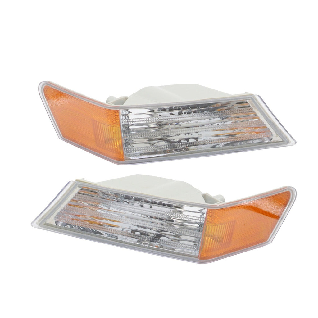 L&R Front Turn Signal Lights for 07-17 Jeep Patriot Parking Lamp Set