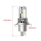 H4 9003 LED Headlight Bulb 40000LM Super White High Low Beam Fog Lamp Kit