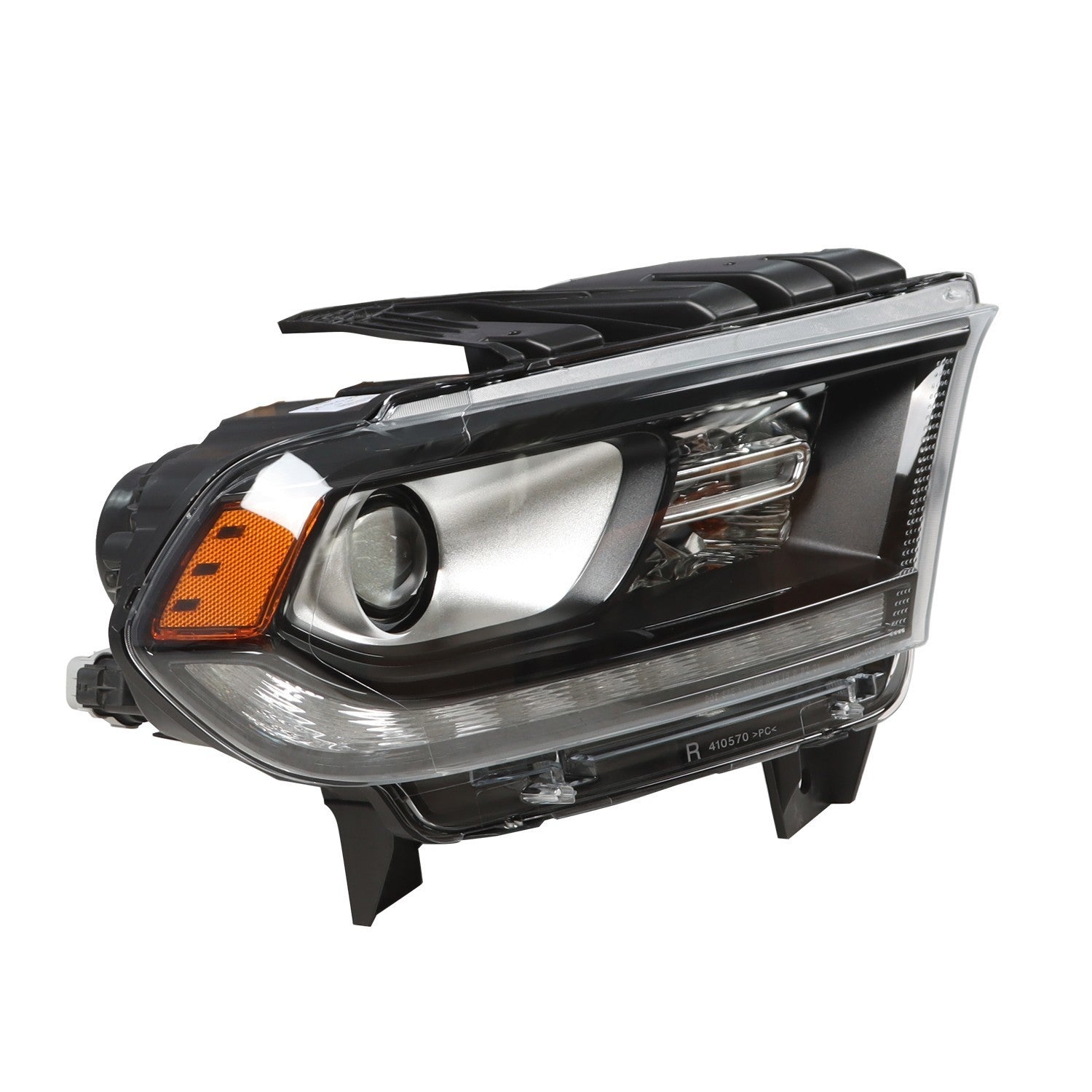 HID LED Headlight DRL Black Passenger Side for Dodge Durango 2016-2020