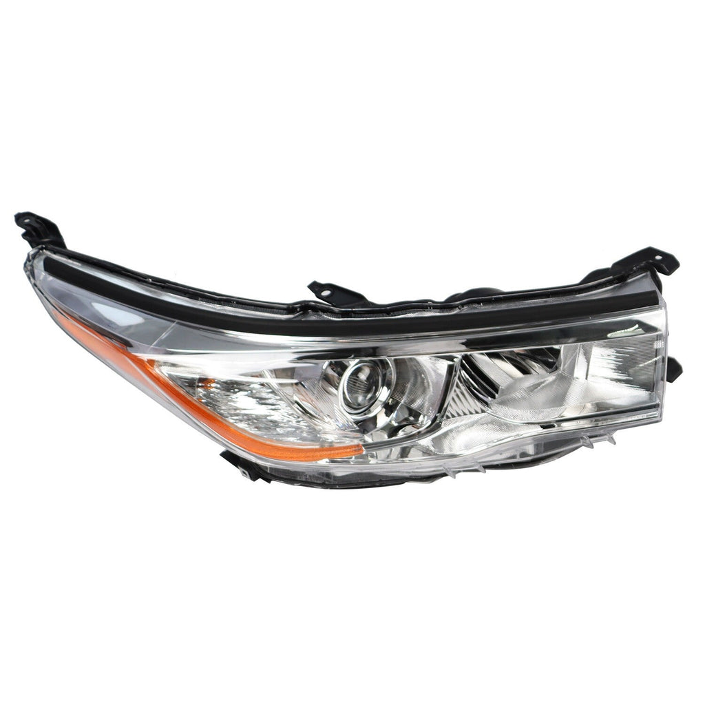 2014-2016 Toyota Highlander LE XLE Halogen Projector Headlights L+R Set