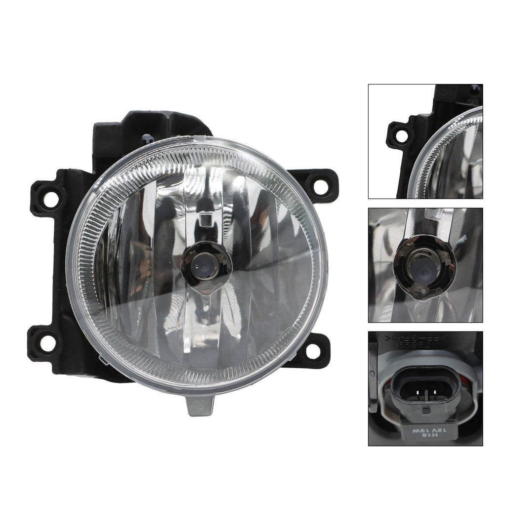 Halogen Fog Lights Front Bumper + Bulbs & Wiring for 2013-2015 Toyota