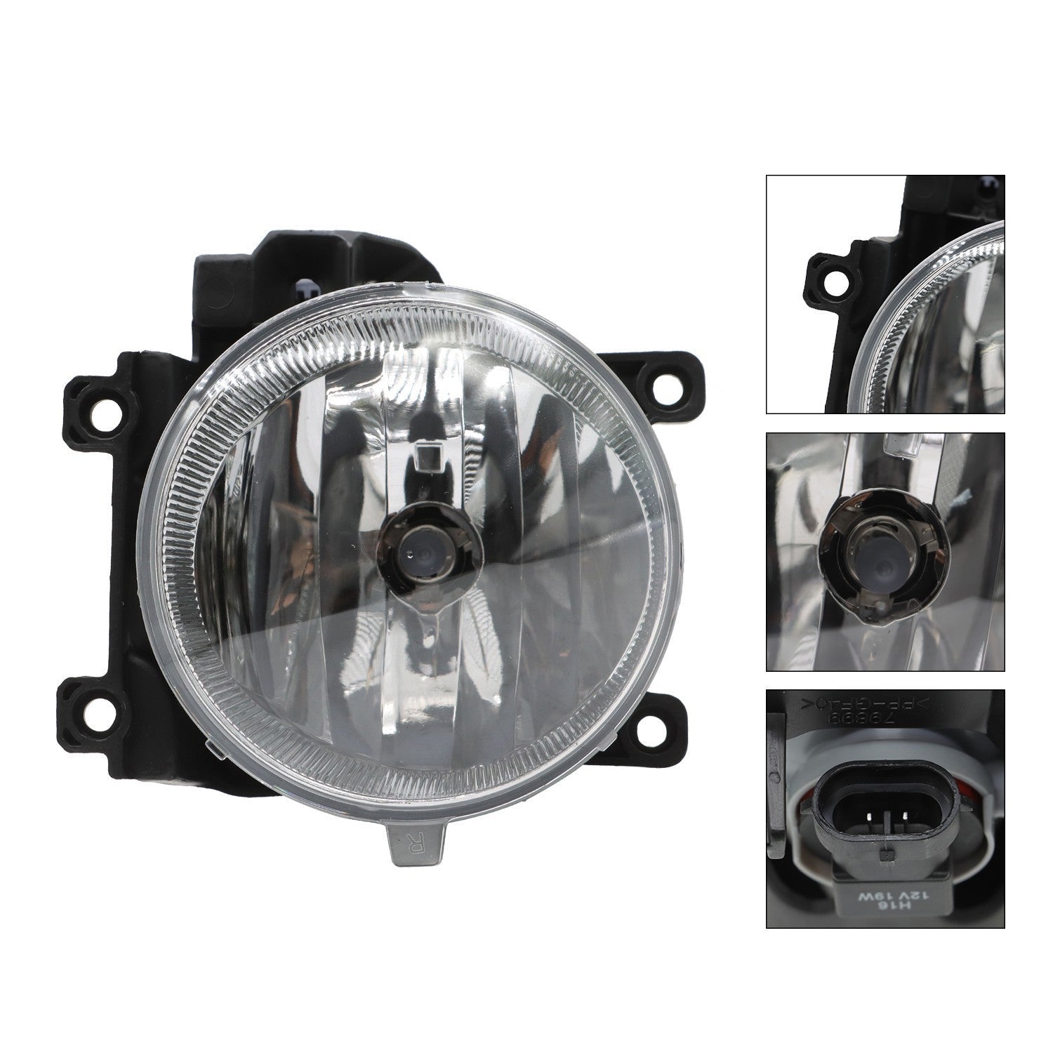 Halogen Fog Lights Front Bumper + Bulbs & Wiring for 2013-2015 Toyota