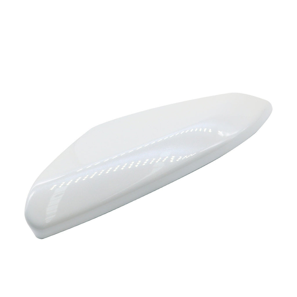 Left Driver Side Mirror Cover Pearl White for Honda Civic 2016-2021