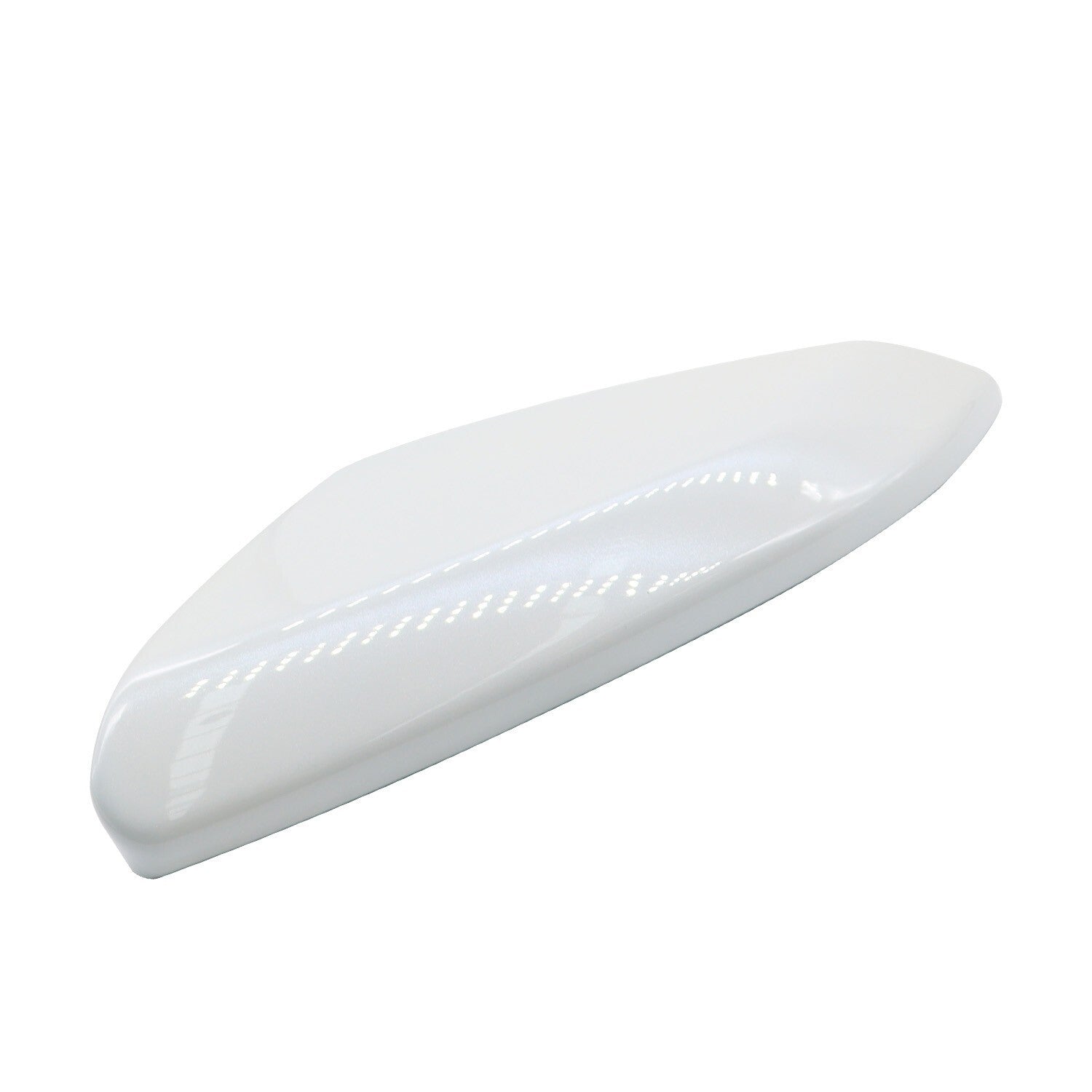 Left Driver Side Mirror Cover Pearl White for Honda Civic 2016-2021