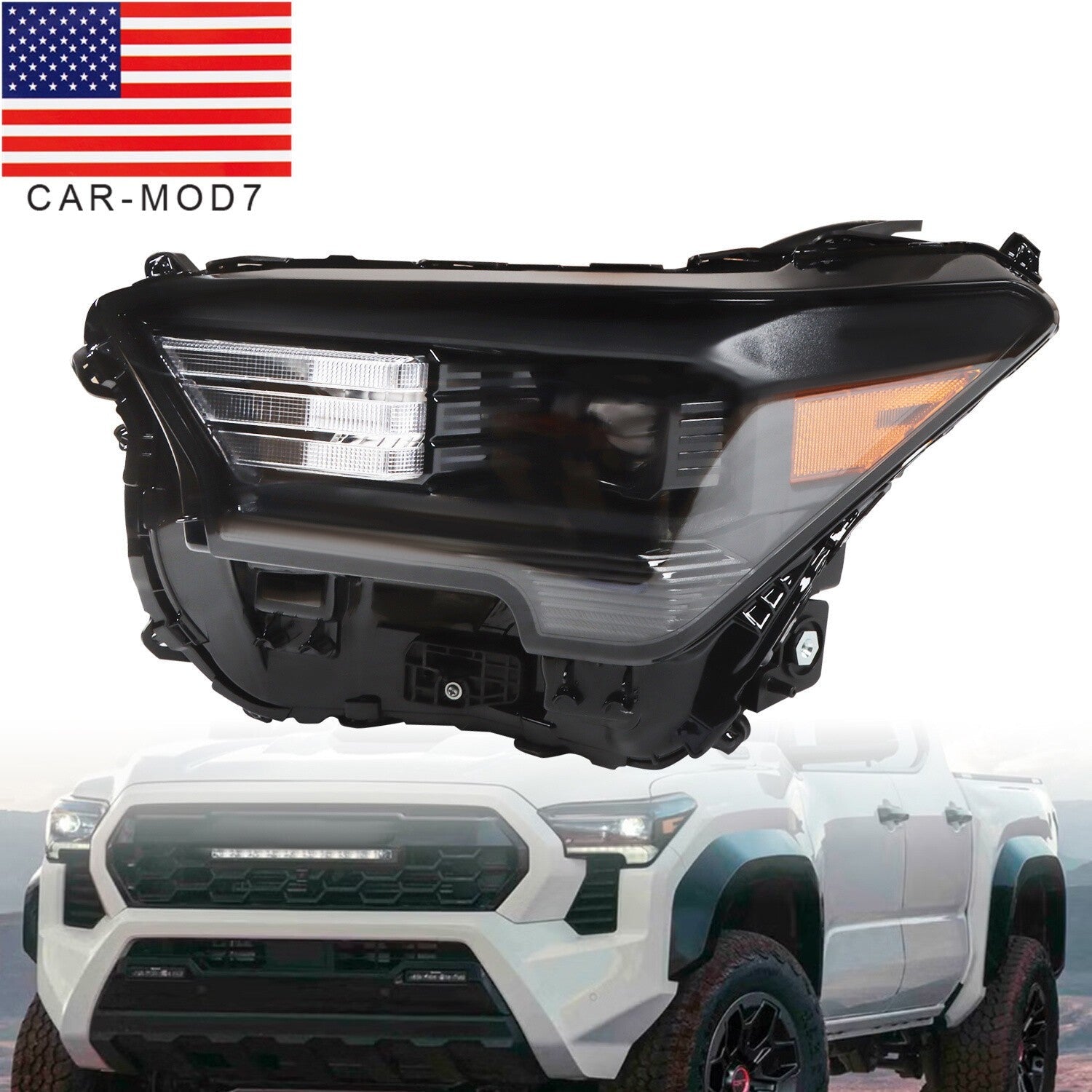 LED Headlight Assembly Left Driver Side for 2024-2025 Toyota Tacoma