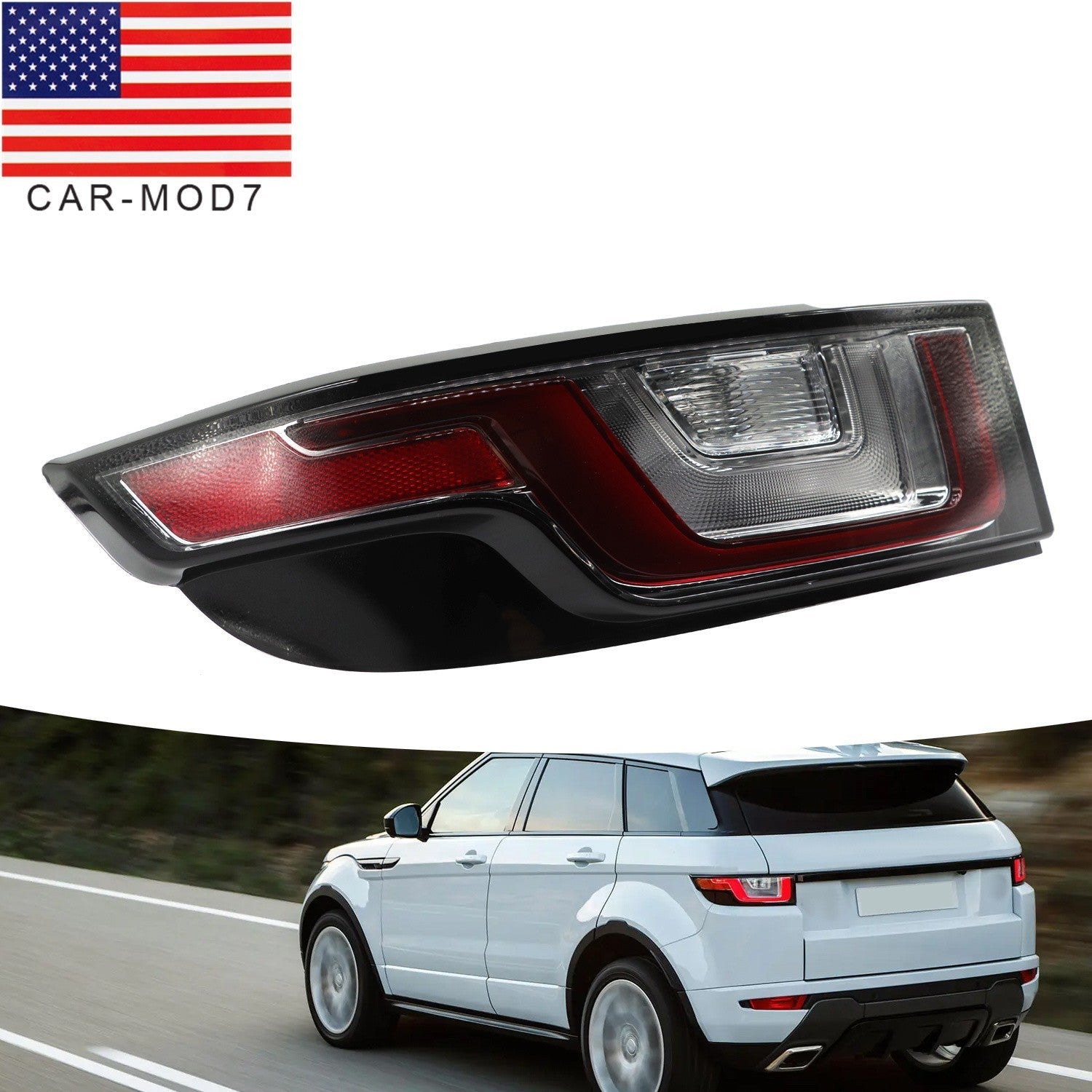 Left Rear Tail Brake Light Lamp for 2016-2018 Land Rover Range Rover Evoque