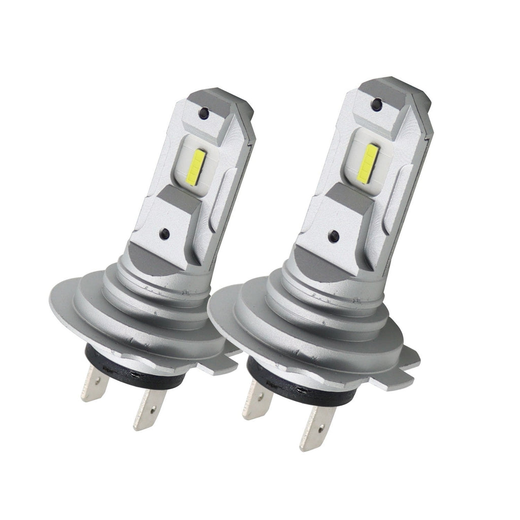 H7 LED Headlight Bulbs 6500K Super White High Low Beam Kit 4Pcs Bright