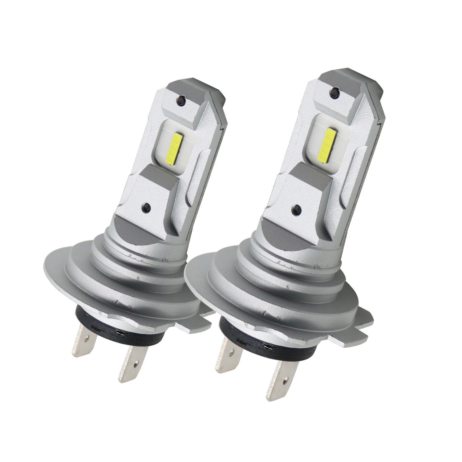 H7 LED Headlight Bulbs 6500K Super White High Low Beam Kit 4Pcs Bright