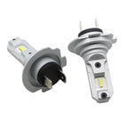 H7 LED Headlight Bulbs 6500K Super White High Low Beam Kit 4Pcs Bright