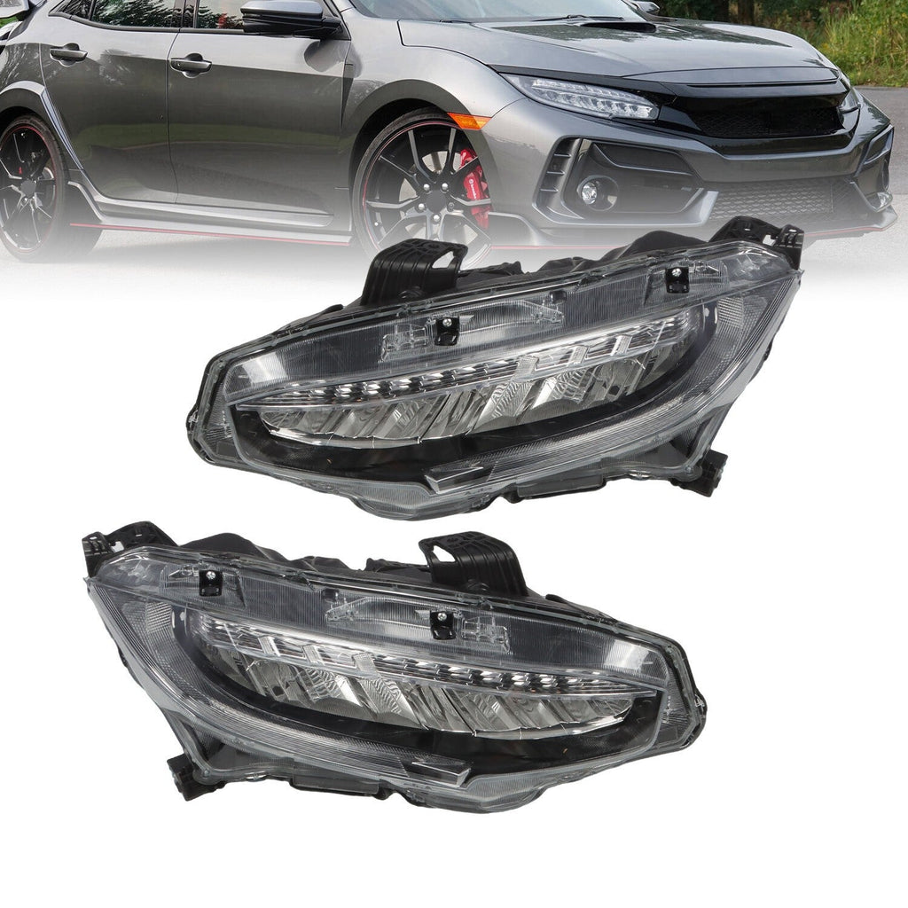 LED Headlights Kit for 2016-2021 Honda Civic 10th Gen Sedan & Hatchback