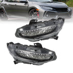 LED Headlights Kit for 2016-2021 Honda Civic 10th Gen Sedan & Hatchback