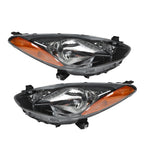 Halogen Headlights Left & Right for 2011-2014 Mazda 2 LH + RH Sides