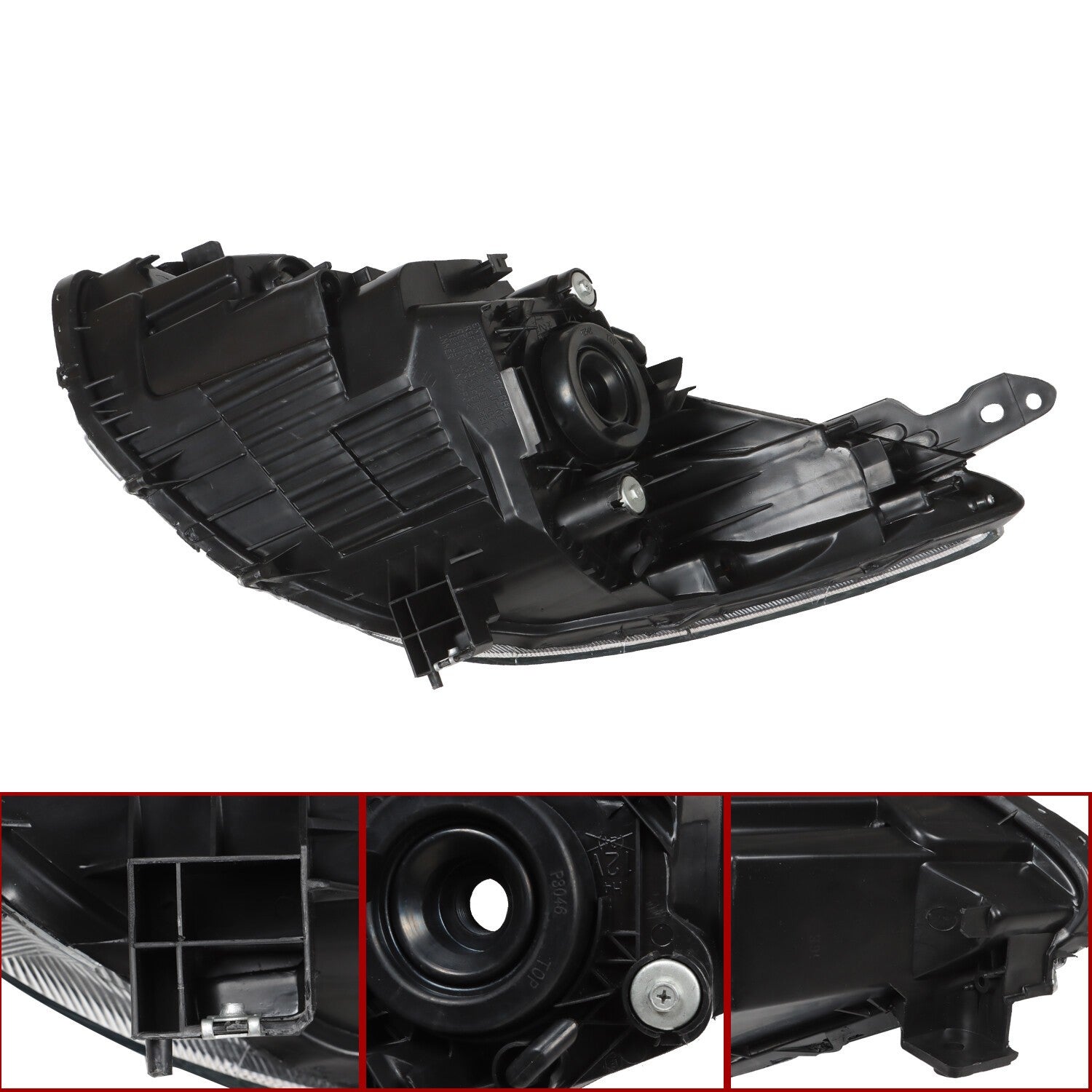 Halogen Headlights Left & Right for 2011-2014 Mazda 2 LH + RH Sides