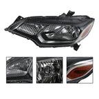 Halogen Headlight Set Left Right Pair for 2015-2017 Honda Fit