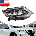 LED Right Headlight Assembly for Nissan Rogue SL Hybrid 2017-2020 Passenger Side