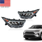 LED Headlight Assembly for 2019-2022 Toyota RAV4 LE XLE Left & Right Side