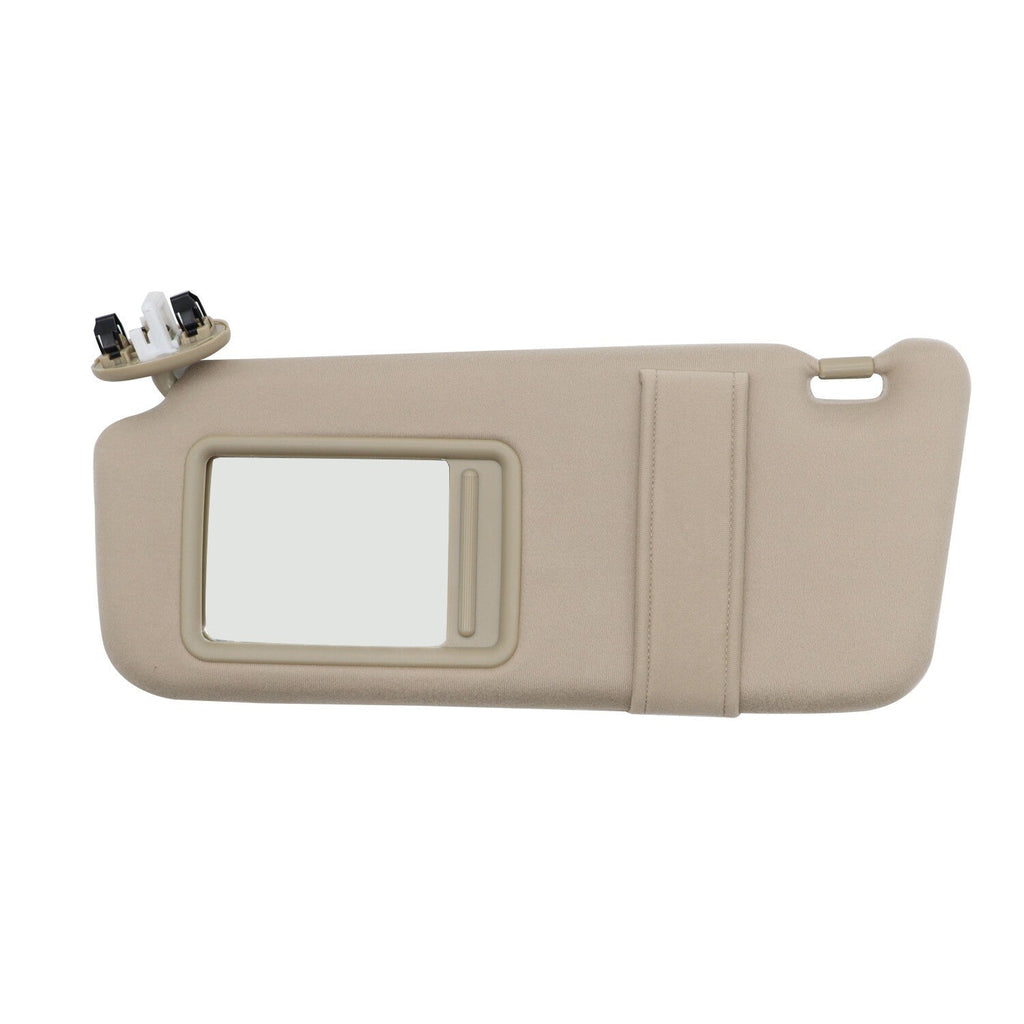 Left Driver Side Sun Visor Tan Beige for 2007-2011 Toyota Camry Sunroof