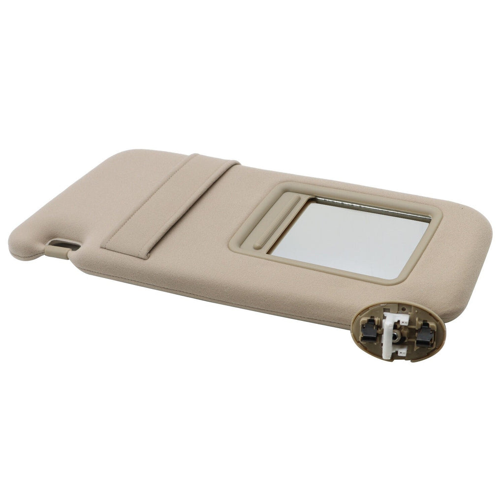 Left Driver Side Sun Visor Tan Beige for 2007-2011 Toyota Camry Sunroof