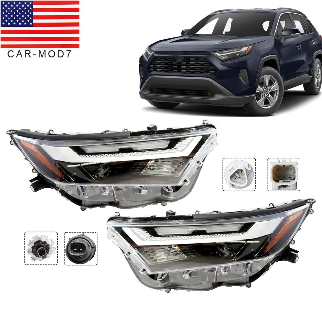 LED Headlights 2022-2024 Toyota RAV4 Left & Right Side 2pc Replacement