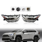 LED Headlights 2022-2024 Toyota RAV4 Left & Right Side 2pc Replacement